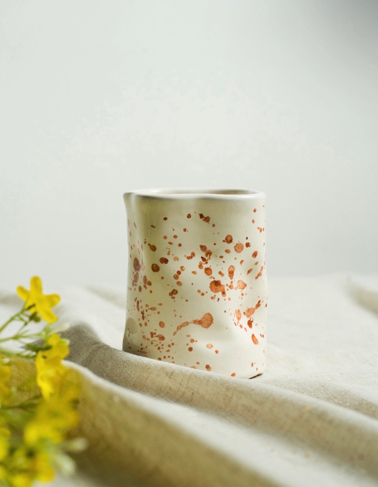 Tasse en céramique Ostuni - Beige Puntinato