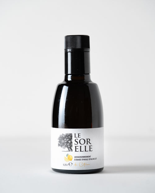 Huile d'olive au citron 30% - Pressage simultané sans arôme ajouté