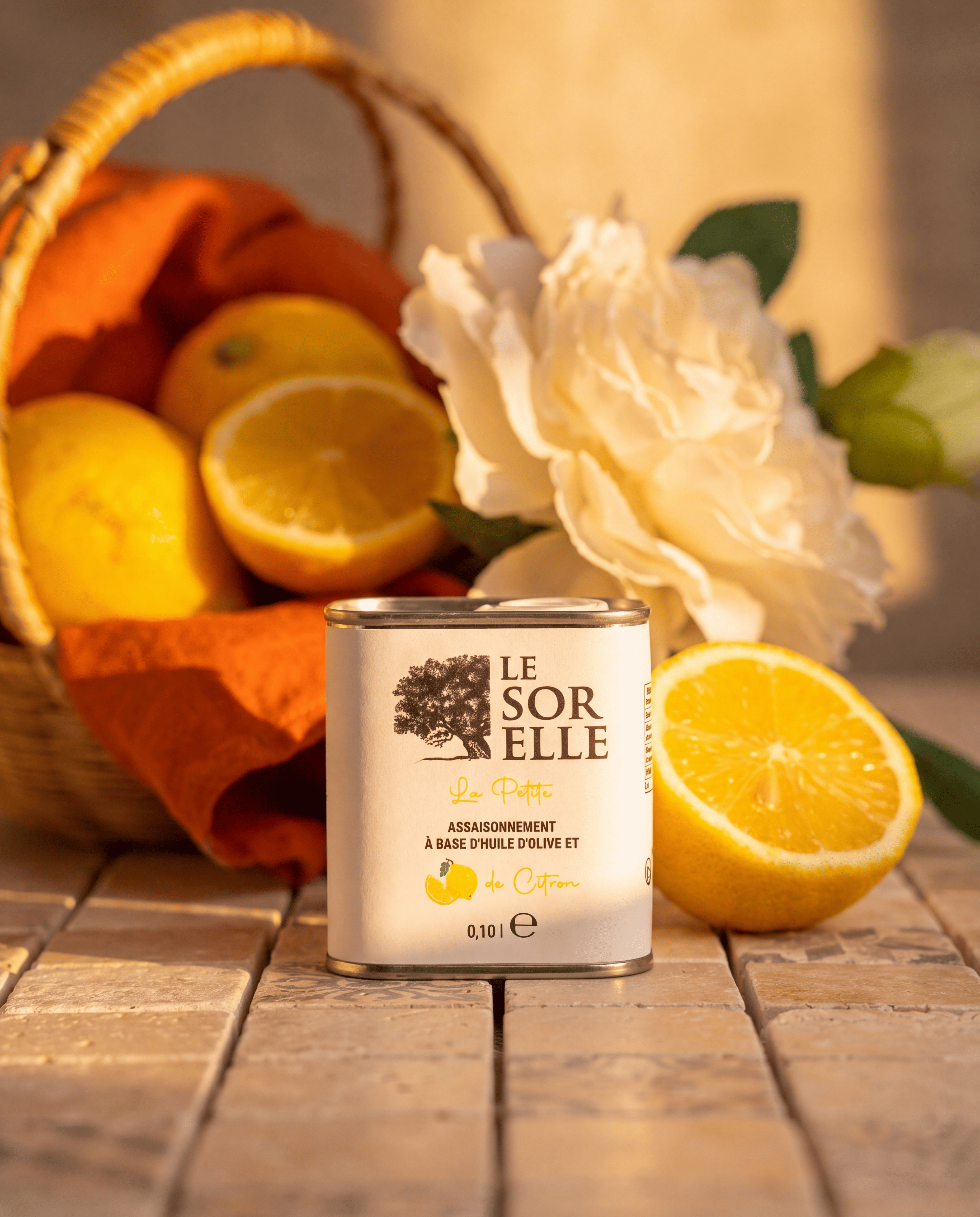 La Petite - Huile d'olive au citron 30% - Pressage simultané sans arôme ajouté